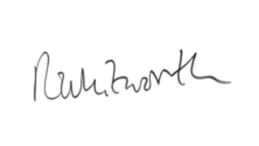 Signature of Editor Rich Whitworth